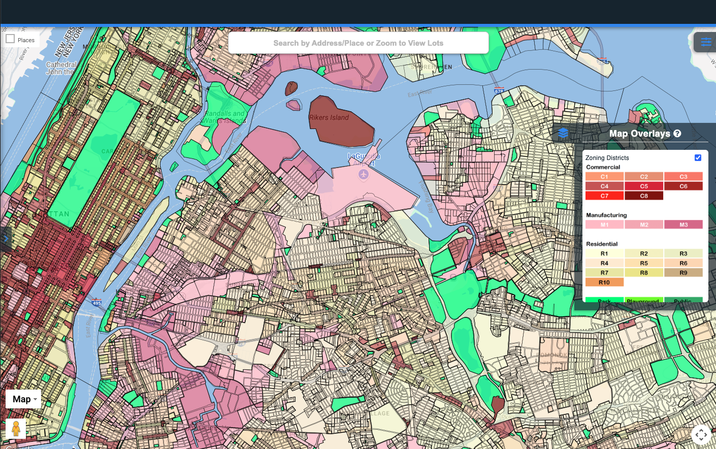 map layers